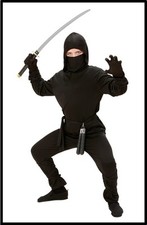 Ninja Krieger schwarz