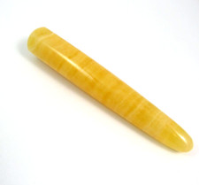 Orangencalcit Massagestab