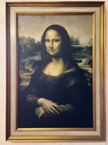 Großes gemälde mona - gemälde, Öl