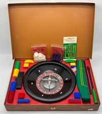 Vintage Roulette Nevada Spiel Set Koffer Komplett Made in Italy