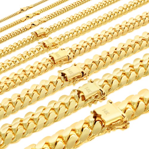 14k gelbgold solide 7mm 11mm - gelbgold,