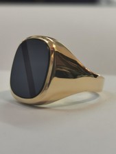 Siegelring mit Onyx in 585