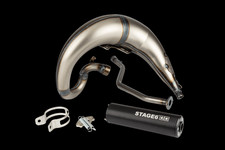 Auspuffanlage Stage6 Streetrace high mount CNC schwarz Yamaha DT50