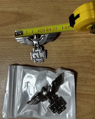 Rammstein metall anstecker - metall-anstecker, /