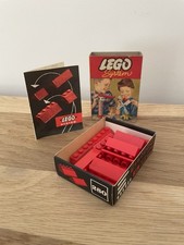 LEGO System 280 Rote Steine Schachtel Mursten 50er Jahre BOX Vintage OVP