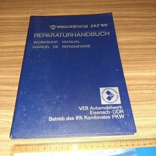 WARTBURG 353W REPARATURHANDBUCH 1980 IFA EISENACH