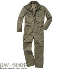 BUNDESWEHR PANZERKOMBI MIT STEPPFUTTER OLIV NEU BW OVERALL KOMBI THERMOFUTTER