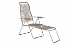 Jan Kurtz SPAGHTETTI Sessel / Liegestuhl in aluminium / taupe 492527