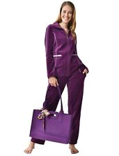 Damen Samt Hausanzug Trainingsanzug Jogginganzug Velours Freizeit Sport S M L XL