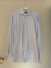 Eterna - Herrenhemd - Hellblau - Größe 39 / 15 1/2 - slim fit - Zustand gut 