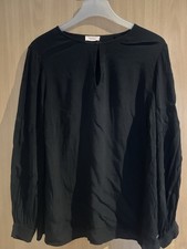 Triangle Damen Bluse Tunika Schwarz Größe 46 Langarm s. Oliver