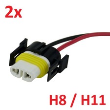 2x H8 H11 Fassung Lampe