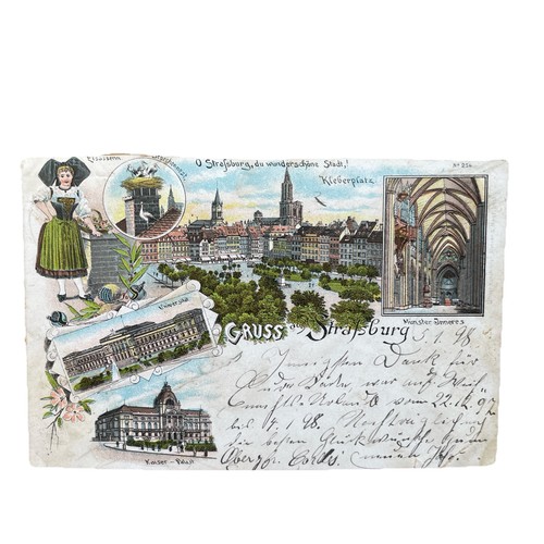 Postkarte straßburg elsass - postkarte,