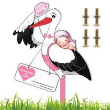 Storch Geburt für Draussen