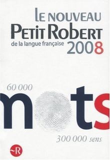 Nouveau petit robert 2008 - nouveau,