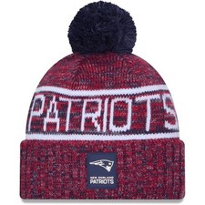 New England Patriots Beanie NFL New Era Sideline 2025  Wintermütze Knit Mütze