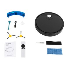 Schwarz 3-in-1-Kehrmaschine Multifunktions-Kehrmaschine Roboter-Saugmaschine