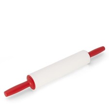 Teigrolle Kunststoffrolle Nudelholz antihaft rot