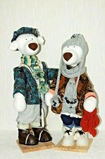 Vintage Bären Dekor Handarbeit Deko Bär Baby Kind Tier Geschenk Geburtstag 