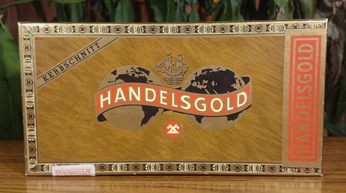 Alte handelsgold schachtel box - alte,