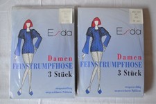 6 Stück Damen Feinstrumpfhosen Esda 20 den Größe 2 = 40/42 Perle
