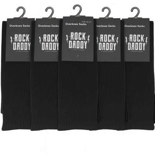 5er pack overknee socken - overknee,