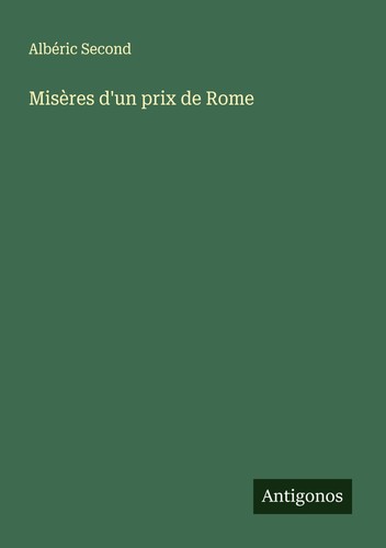 Misères prix de rome - de,