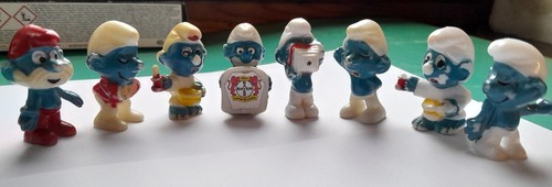 Schlümpfe sammlung davon 1 - 8,
