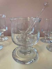 Holmegaard Skibsglas Groggläser mit Glasstab