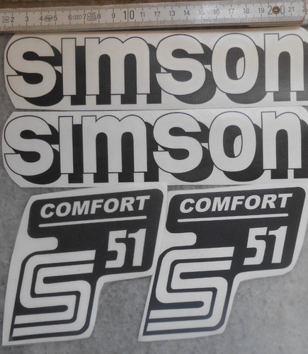 Simson s51 comfort - comfort, schwarz