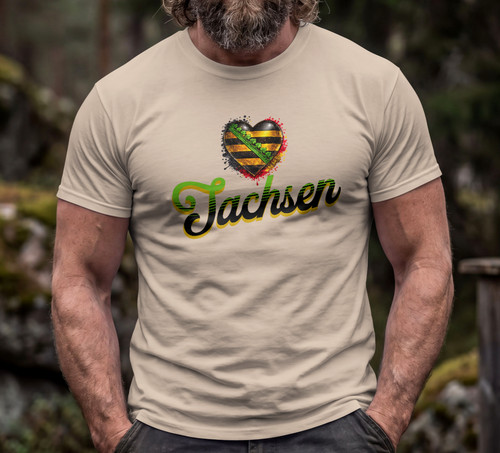 Sachsen shirt heimat - sachsen, herz