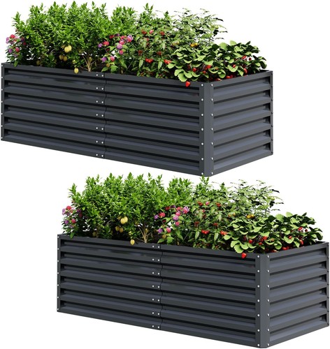 Hochbeet metall 180x60x90 - metall,