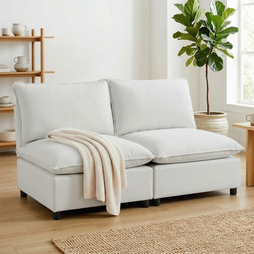 Homcom sofa sitzer - homcom, 2
