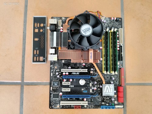 Asus p5e retro - mainboard, mit