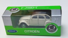 Welly NEX 1:60 Citroën ENTE 2 CV Oldtimer Spielzeug beige unbespielt in OVP