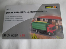 Faller 161493 H0 Car System LKW MB Actros LH´96 Abrollcontainer  Neu und OVP