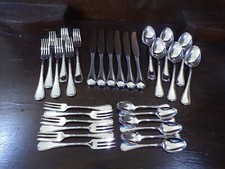 WMF Louis XIV Kreuzband neu Besteck für 6 Personen 30 Teile in Silber 90er TOP !