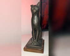 Ägyptische Katze Skulptur Vintage Bastet Statue Figur