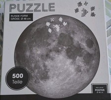 Puzzle " Mond " 500 Teile rund