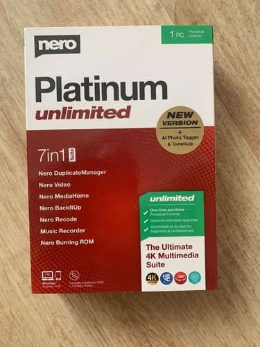 Nero platinum unlimited - unlimited, in