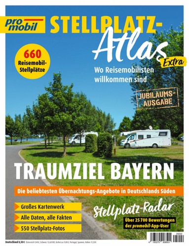Promobil stellplatz atlas - promobil, stellplatz-atlas