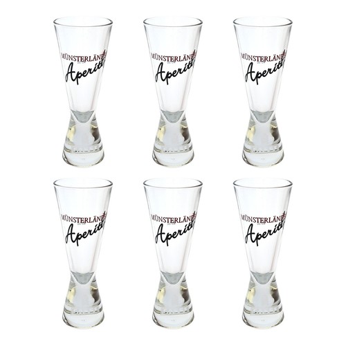 Sasse korn glas pinnchen - 6x,