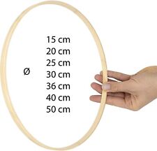Eko Deko Bambusringe 10-er Pack Holzringe zum basteln verschiedene Größen