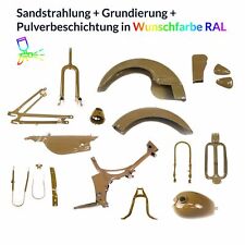 Pulverbeschichten Service Rahmen Teile + Tank Simson SR2, SR1 in Wunschfarbe RAL