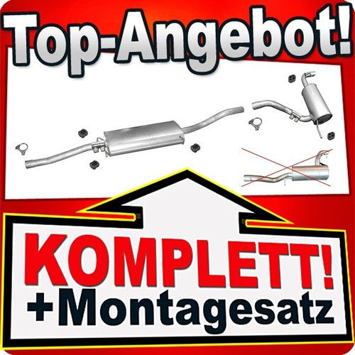 Auspuff für mercedes - viano, /