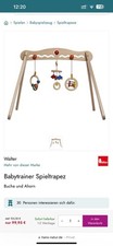 Walter Baby Spielbogen Babytrainer inkl. 3 verstellbaren Greiflingen