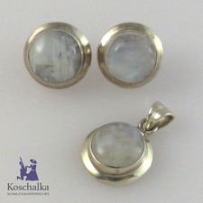 Vintage 925er Silber Mondstein