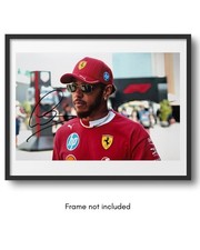 Lewis Hamilton handsigniertes
