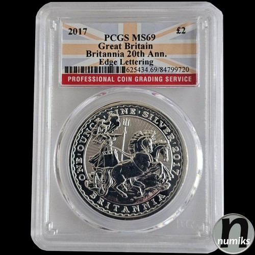 Britannia jahre ms69 pcgs - -,