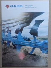 RABE Anbau und Aufsattelpflüge Pflug Prospekt Traktor Bulldog Schlepper